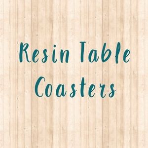 🌸 Resin Table Coasters 🌸
